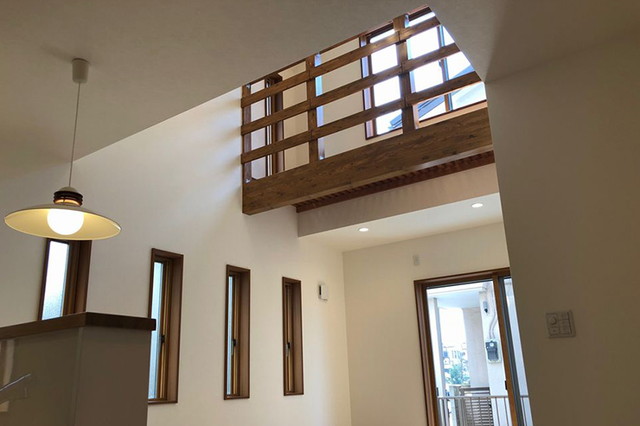 藤井工務店のリビング施工事例