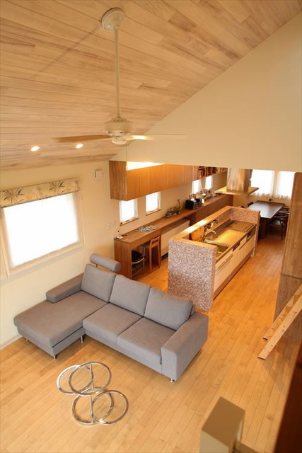 レイクラフトのリビング施工事例