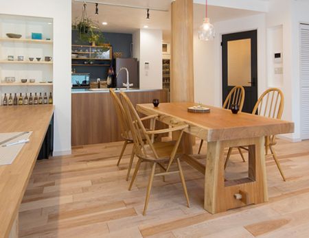 古河林業のダイニングキッチン施工事例