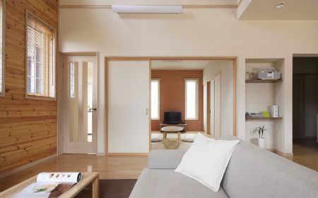 一条工務店のリビング施工事例