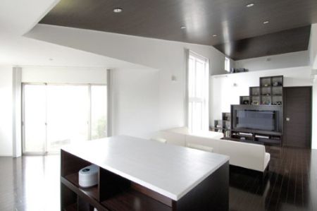 三菱地所ホームのリビング施工事例